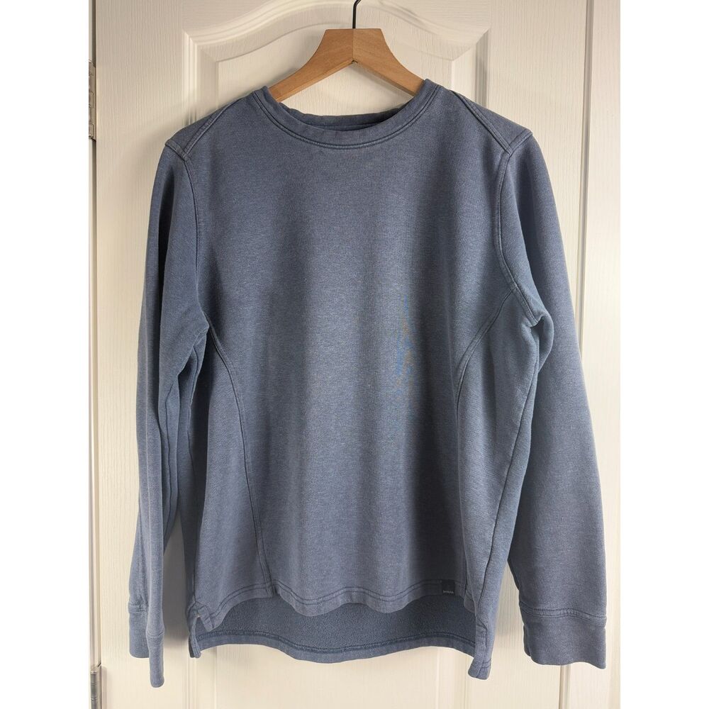 Prana Women's Blue Pullover Sweatshirt Size M Medium